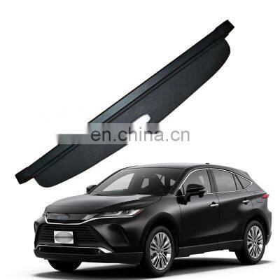 Black Beige Color Canvas Retractable Cargo Cover Tonneau Cover For Toyota Harrier 2020