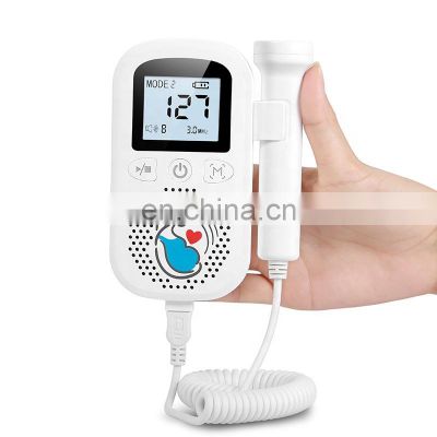 Factory price heart rate monitor baby fetal doppler monitor for hospital