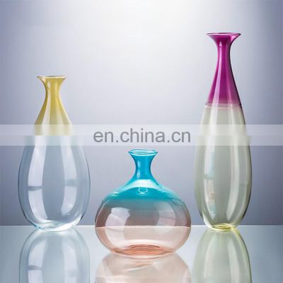 Custom Wholesale Table Decor Slim Flower Arrangement In Vase Glass China For Flower