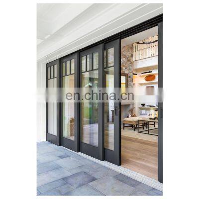 Villa/Apartment easy to installation slide aluminium door external sliding door plus tracks