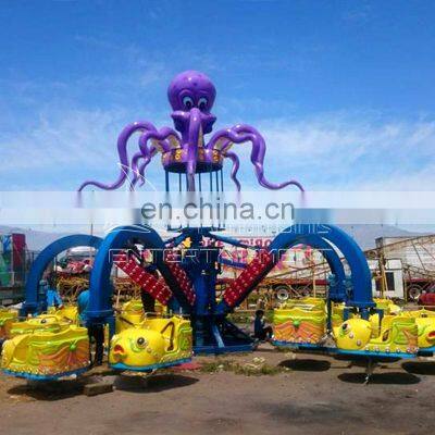 New popular thrill amusement park business machine kids rides carnival octopus ride for sale