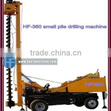 Most popular piling rig ,Three-walking ways, HF-360 auger bore hole drilling machine