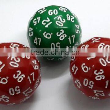 High quality Acrylic d60 polyhedral dice                        
                                                Quality Choice