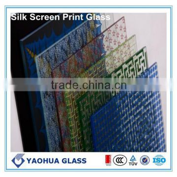 wholesale alibaba toughened silk screen on glass