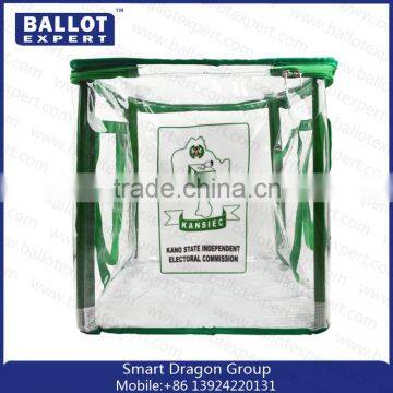 Best designer transparent pvc election voting bag