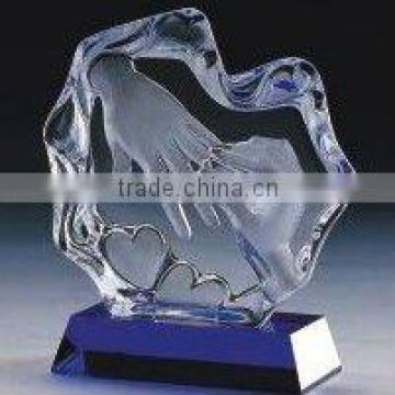 3D Laser Crystal Trophy