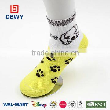 comfortable yellow baby socks and cotton children socks