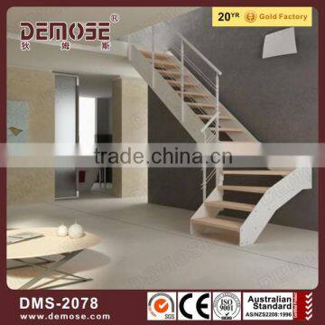 design granite stairs with double steel plates