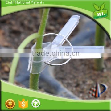 Plastic adjustable clips for plant grafting