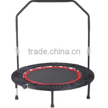 2015 hot sale cheap mini Fitness Trampoline with handle bar