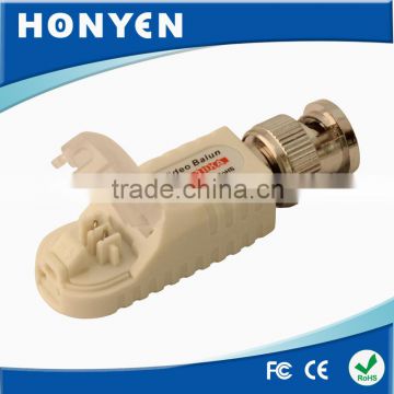 Toolfree design single channel passive video balun HY-108A