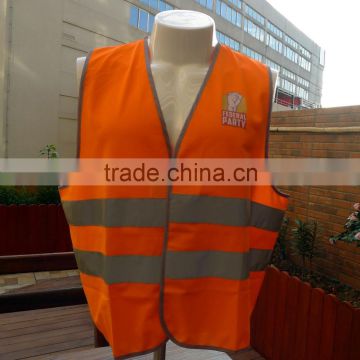 Custom safety vest man vest traffic vest guangzhou factory