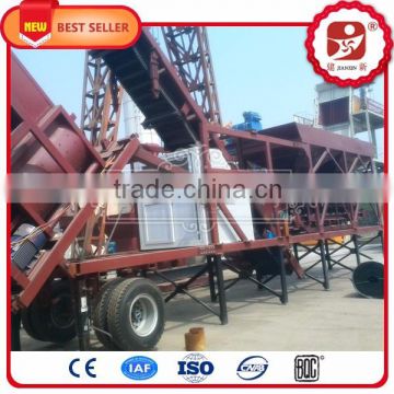 High quality YHZS35/50/75/100 mobile concrete mixing station for sale