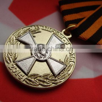 Wholesale and retail gold medal awards Free delivery military awards and medals cheap Top Quality custom award medals