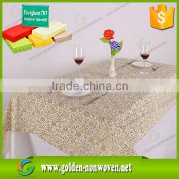The Tablecloth for Roundtable - Nonwoven Made, Strong, Soft, Cheap