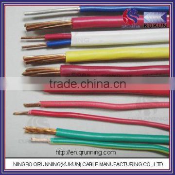 Copper conductor PVC insulated electrical wire