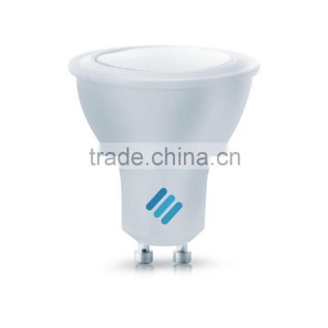 Hangzhou Factory GU10 Led Bulb Light Spotlight Spot Light 5W 350lm 100 Degree CE RoHS Approval Plastic Coated Aluminium