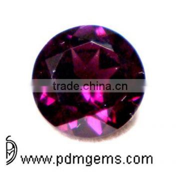 Rhodolite Garnet Round Cut Faceted For Necklaces From Wholesaler