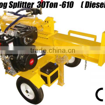 30T diesel 610mm log splitter hot selling in Europe and USA