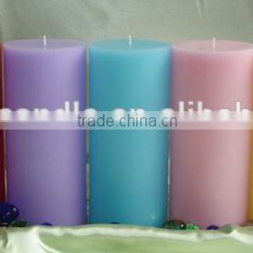 soy wax made scented pillar candles