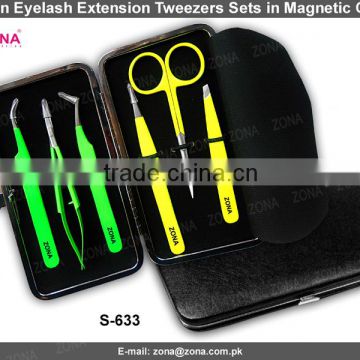 Neon Green & Yellow Eyelash Extension Tools Sets / Get Customized Eyelash Extension Tools Kit From ZONA PAKISTAN