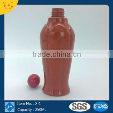 High quality 250ml 8oz PET plastic bottle for tea, juice, water, liquid
