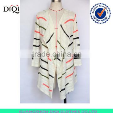 women long sleeves and stripes summer thin cardigan