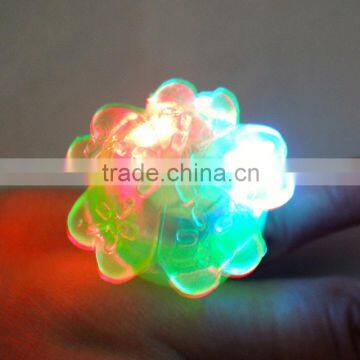 led flashing rubber ring for party favors