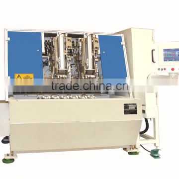 Two heads drilling and tufting Combination Machine