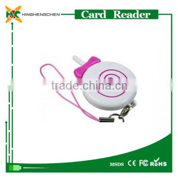 Lollipop shaped Portable micro card reader driver,android tablet smart card reader