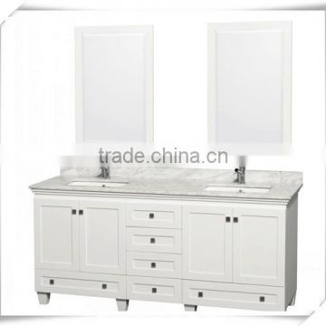 72 inch White Traditional Double Sink Bathroom Vanity From LANO LN-T1320