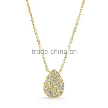 Factory wholesale price women fashion gold silver necklace
