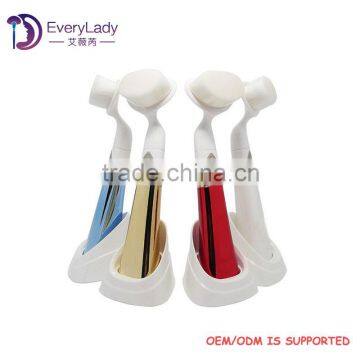 New Design high quality sonic vibration facial cleaning brush