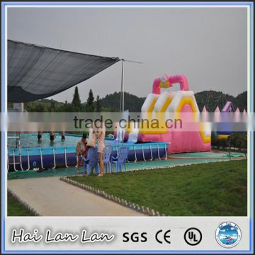2015 outdoor inflatable water slide for kids and adults on alibaba