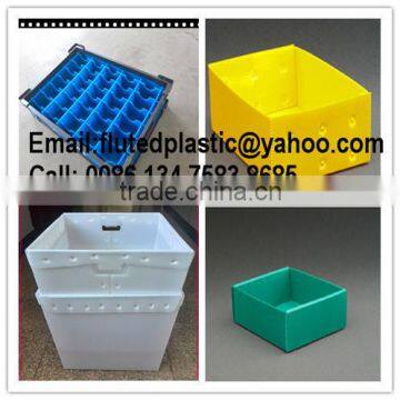 PP corrugated plastic dividers boxes