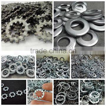 JUNDA METAL toothed lock washer series internal and external conical lock washers