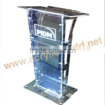 led ligts Acrylic lectern Stand/podium stand/rostrum stand