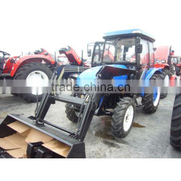 JINMA-454 45HP tractor with 4 in 1 Front end loader And A/C Cabin
