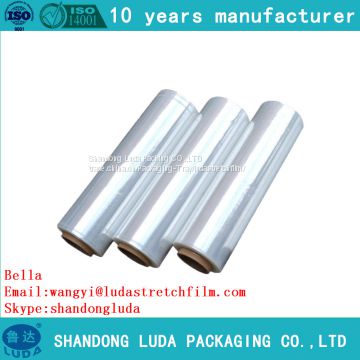 Non-toxic and tasteless safety LLDPE tray packaging stretch wrap film