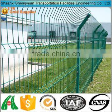 Cheap prefab vinyl pvc coated iron fence panels (ISO SGS Factory)