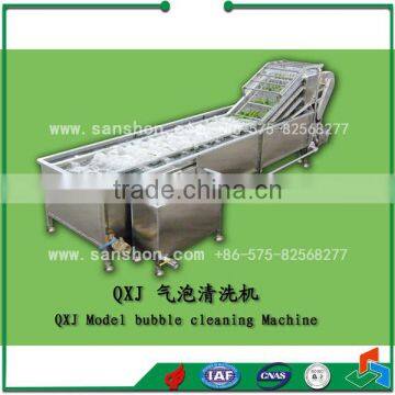 industrial bubble washing machine for vegetables and fruits