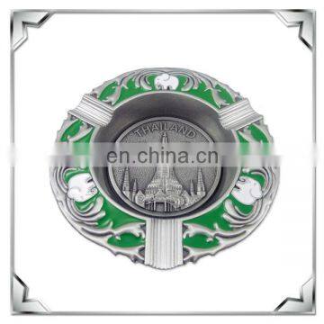 custom tourist souvenir ashtray,zinc alloy ashtray