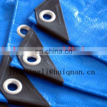 light weight PE tarpaulin with eyelets for tent and truck cover