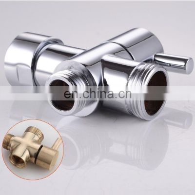 GAOBAO High quality standard brushed nickle 90 degree water angle stop check valve