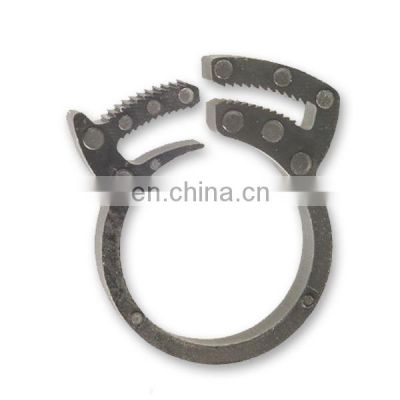 High quality metal tube clamp for bathtub circular pipe clamp stable Stainless steel pipe clamp