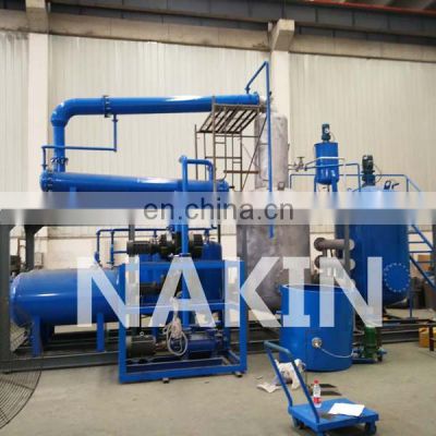 Waste car motor oil recycle machine to new base oil system
