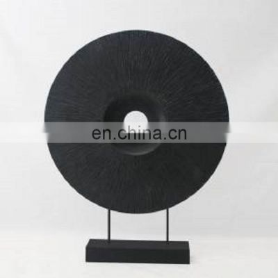 round black home decoration sculpture