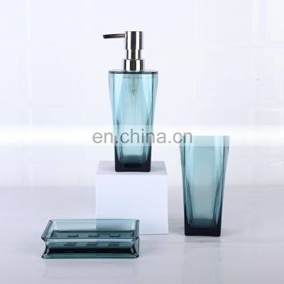 New Arrival 3PCS Bathroom Accessories Set Plastic Bath Room Sets