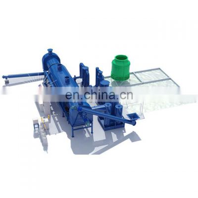 Rotary Drum Continuous Charcoal Powder Making Machine From Wood Sawdust Rice Husk