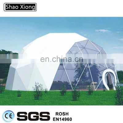 10m Geodesic Dome Tent Inflatable Dome Canvas Camping Tent For Sale